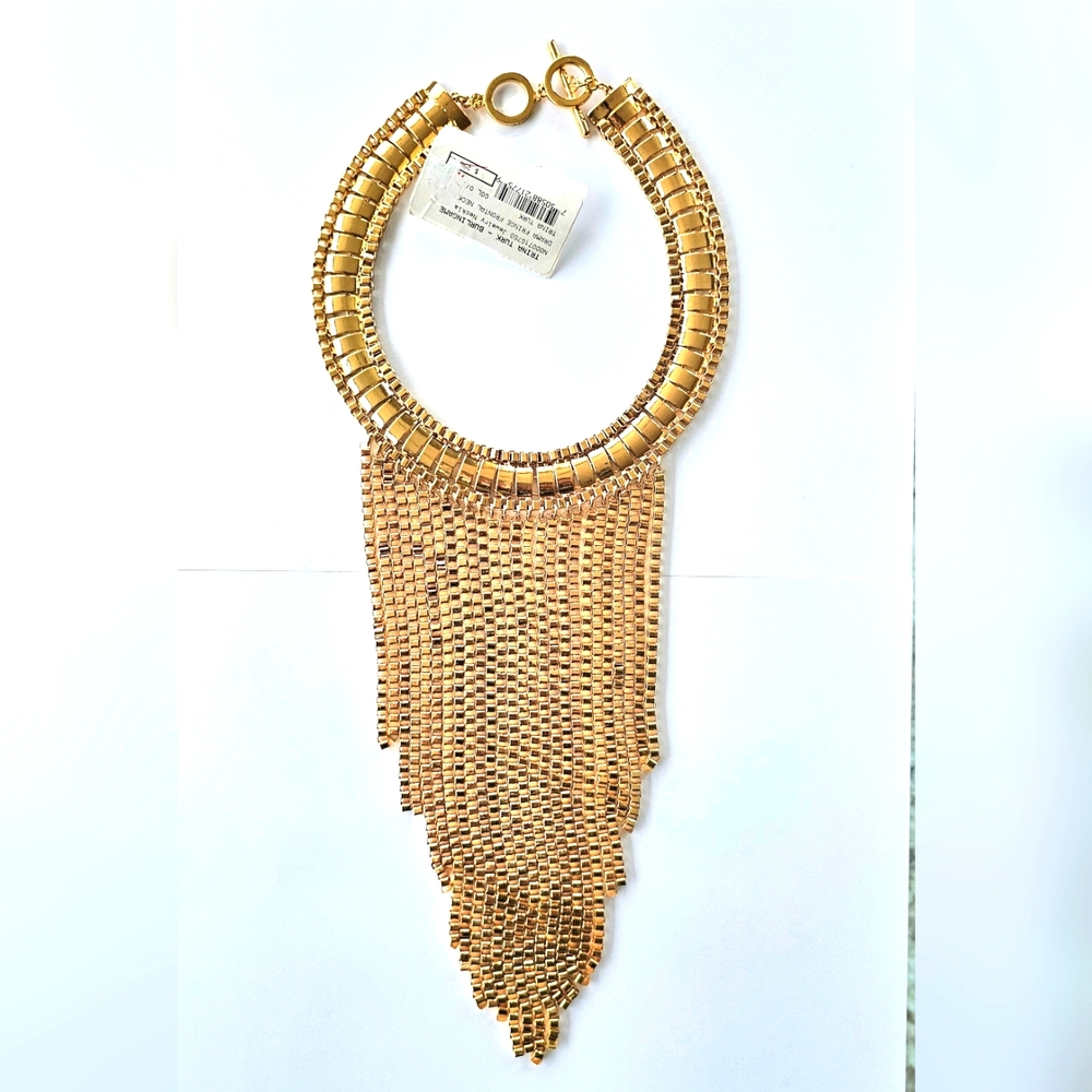 Trina Turk Gold necklace. Never worn, impulse buy